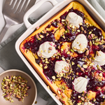 shredhappens - Baked Lemon Blueberry Pancake Recipe