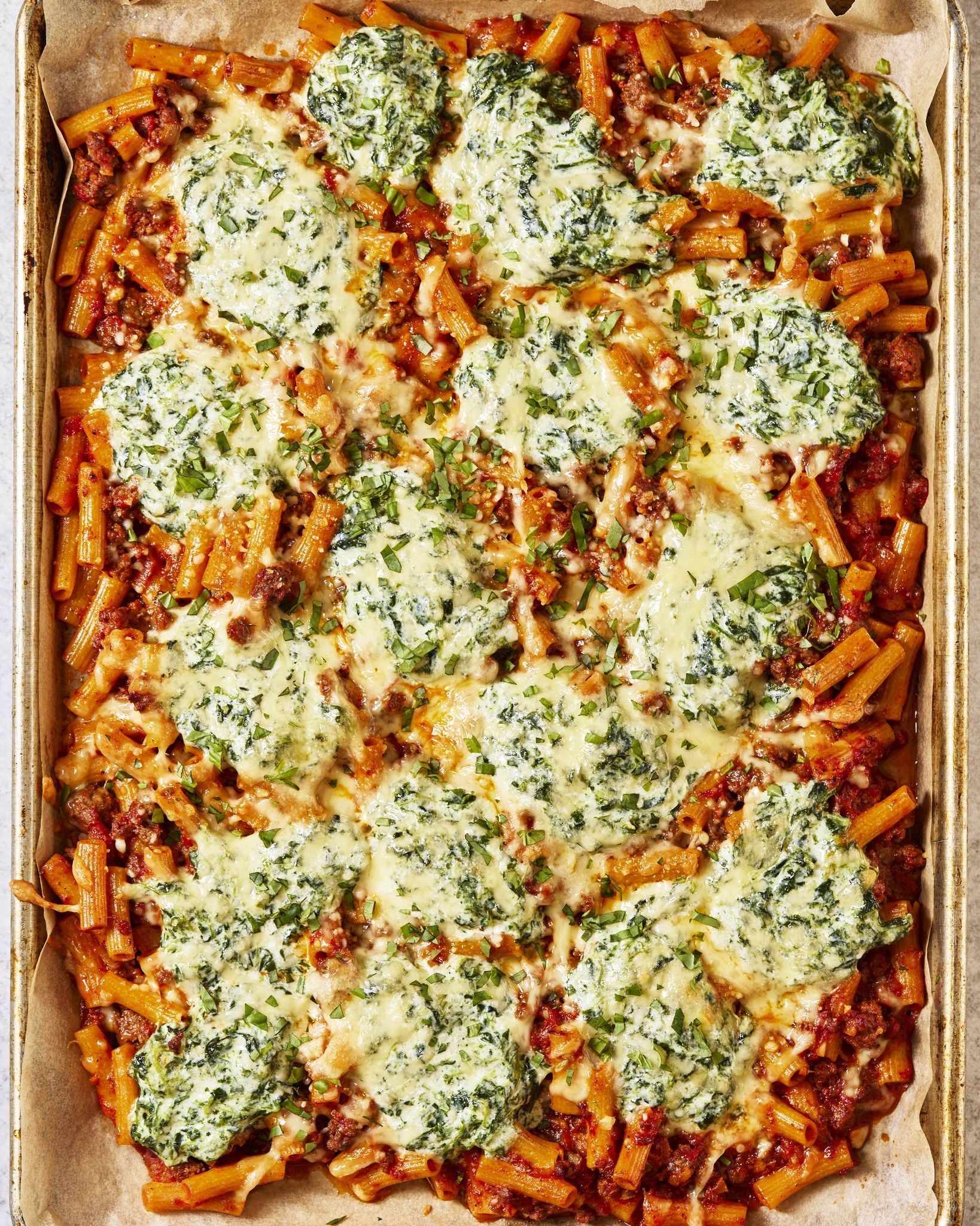 Sheet Pan Ziti