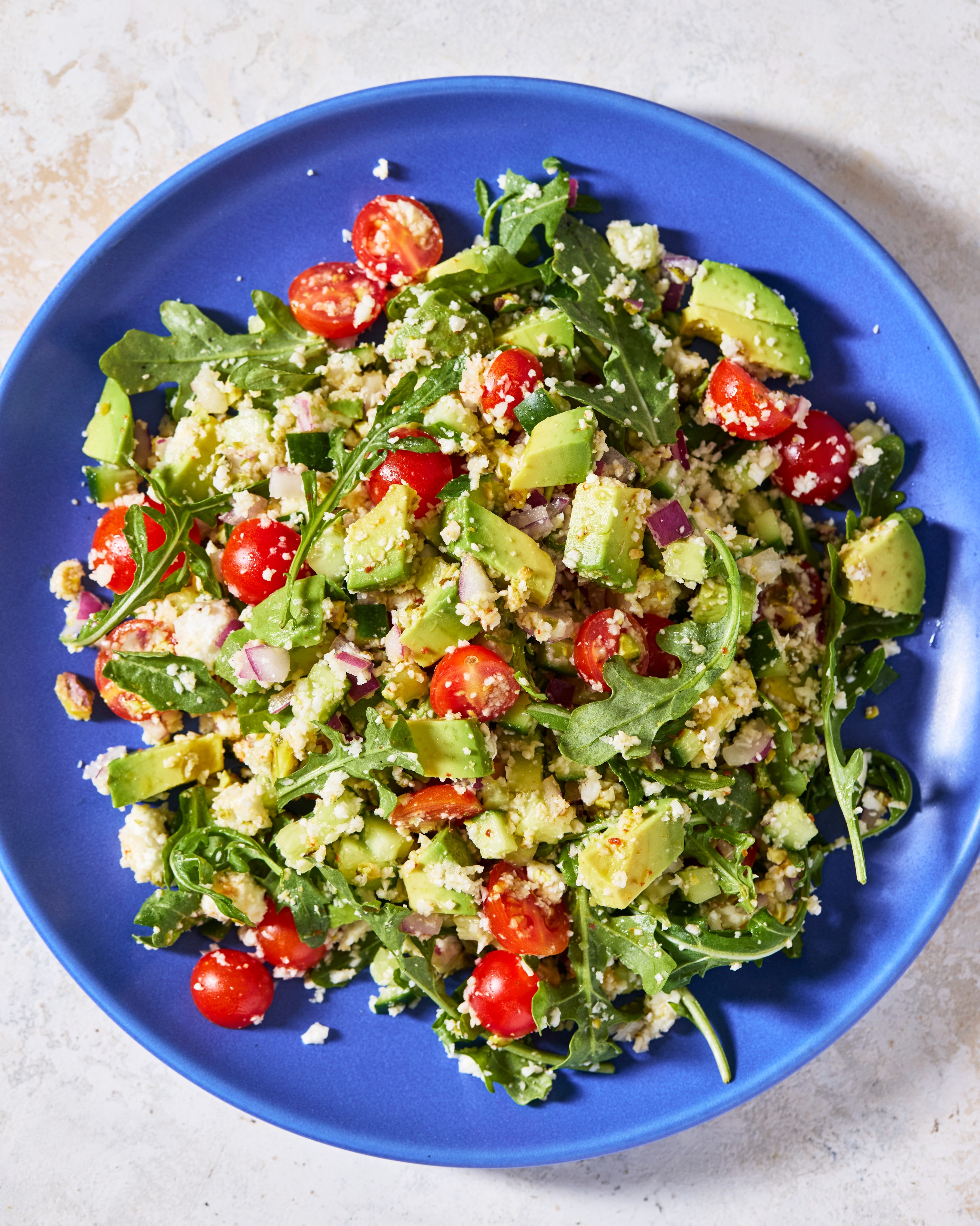 Lemony Pistachio & Feta Mediterranean Salad