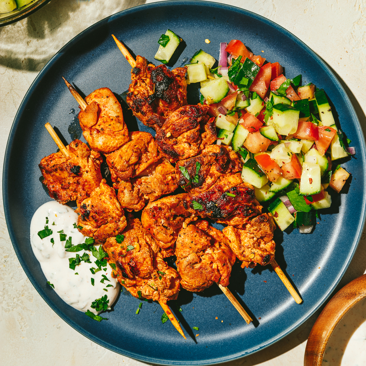 Shish Taouk Recipe (Lebanese Chicken Skewers) - Shred Happens