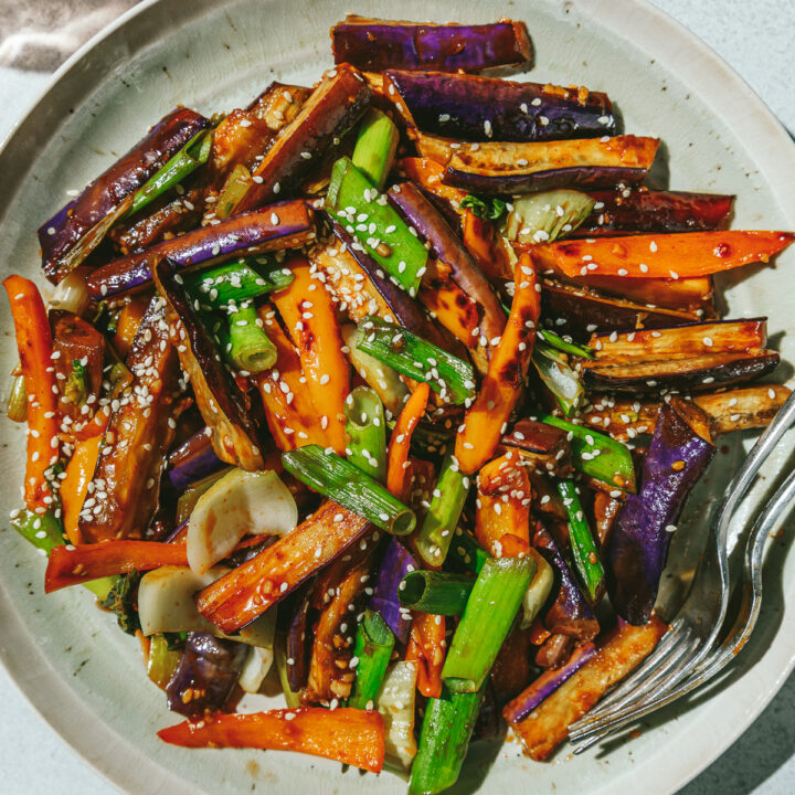 Chinese Eggplant Stir Fry | Shred Happens