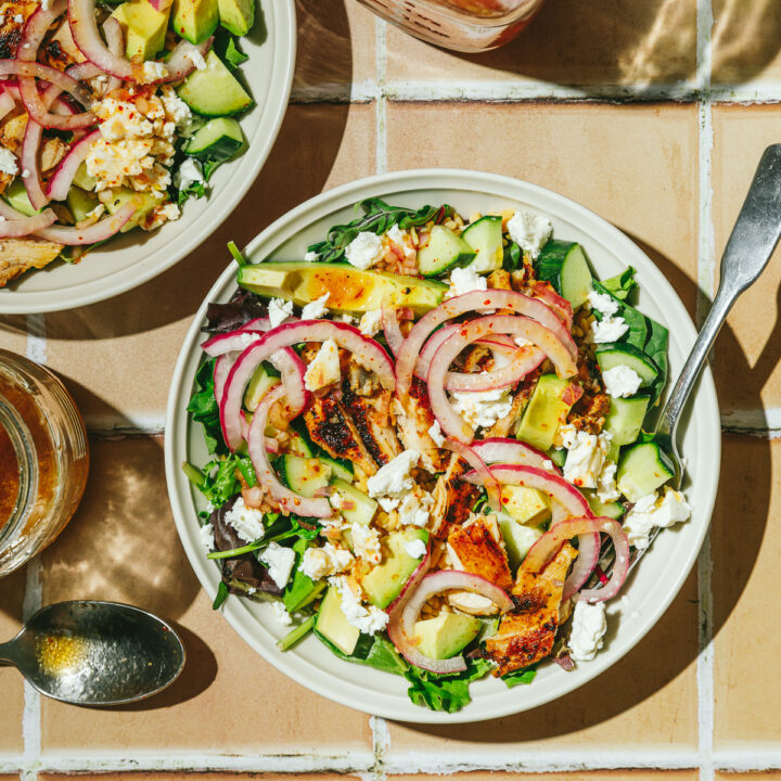 Copycat Cava Bowl with Harissa Chicken and Avocado-image