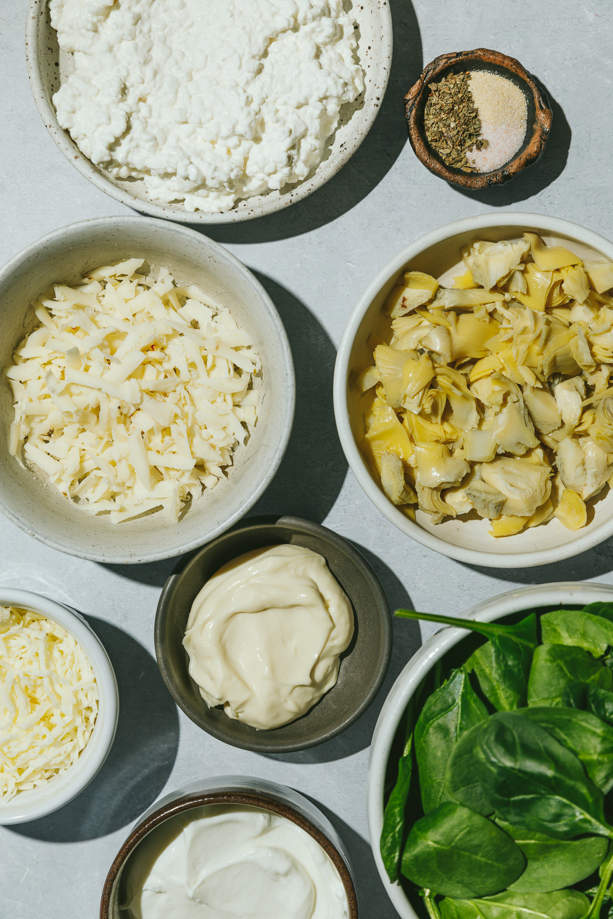 high protein spinach artichoke dip ingredients