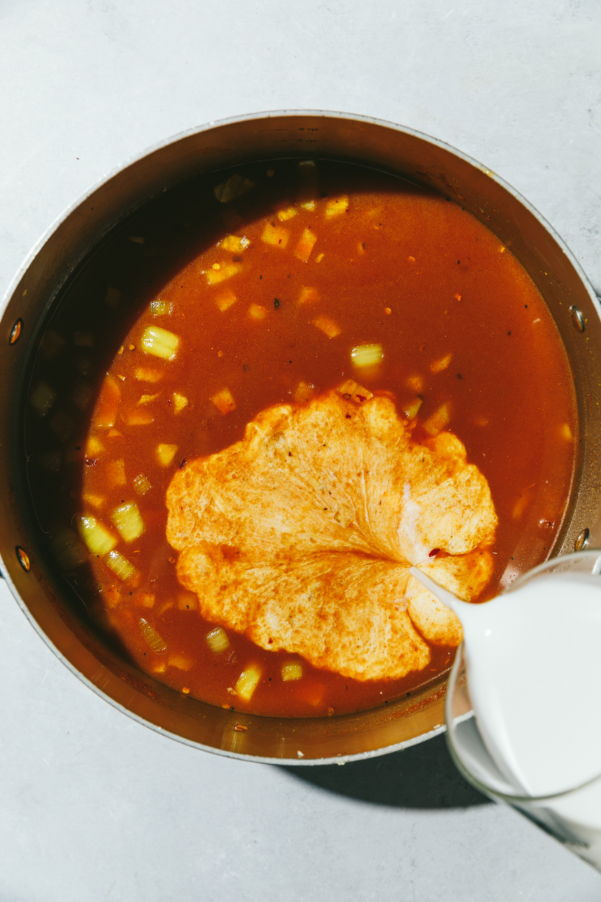 making tikka masala soup