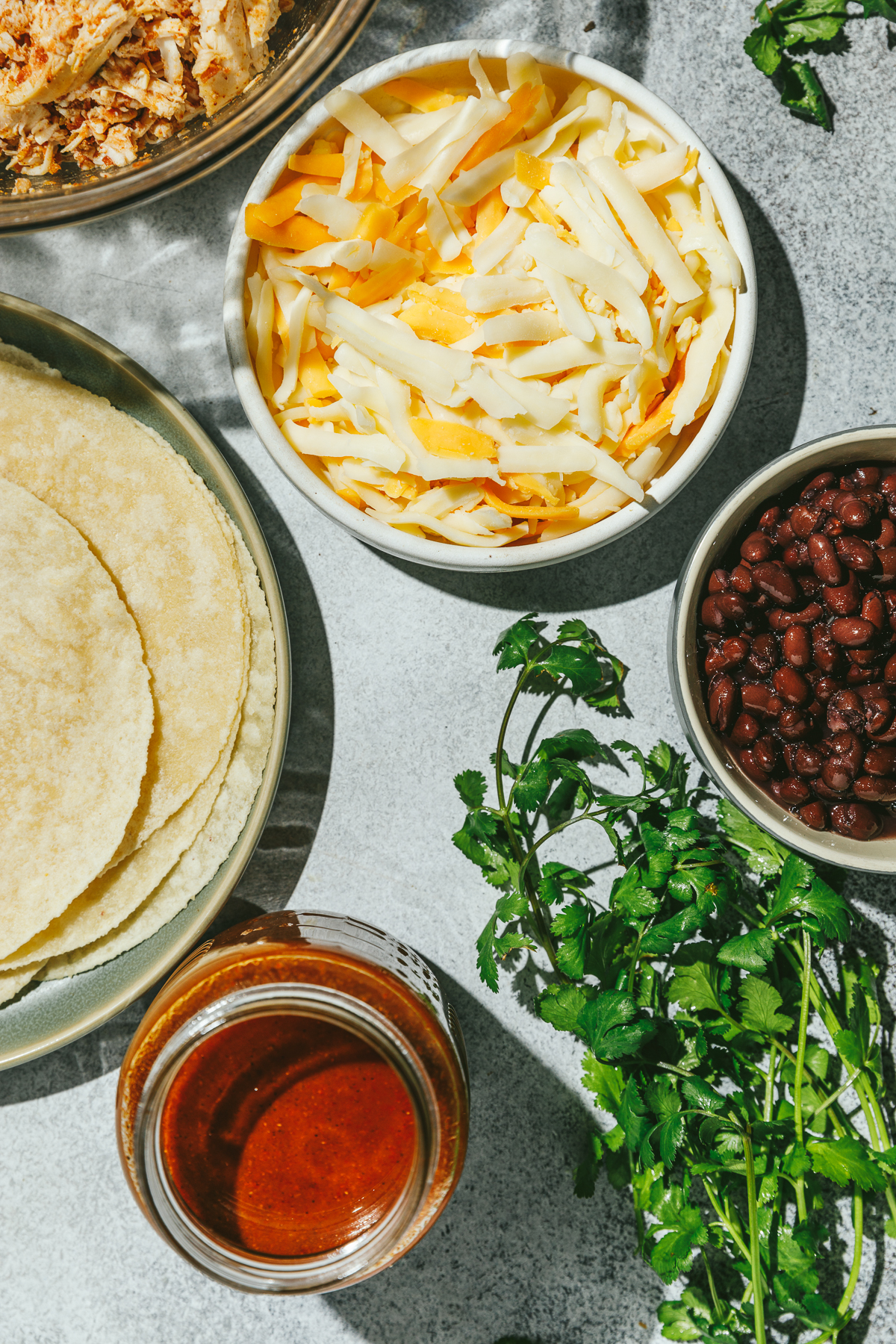 high protein chicken enchiladas ingredients