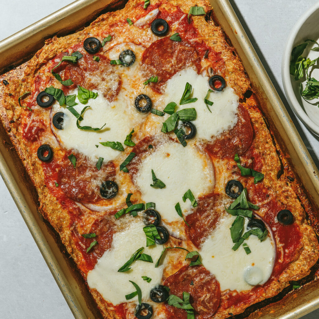 high protein pizza