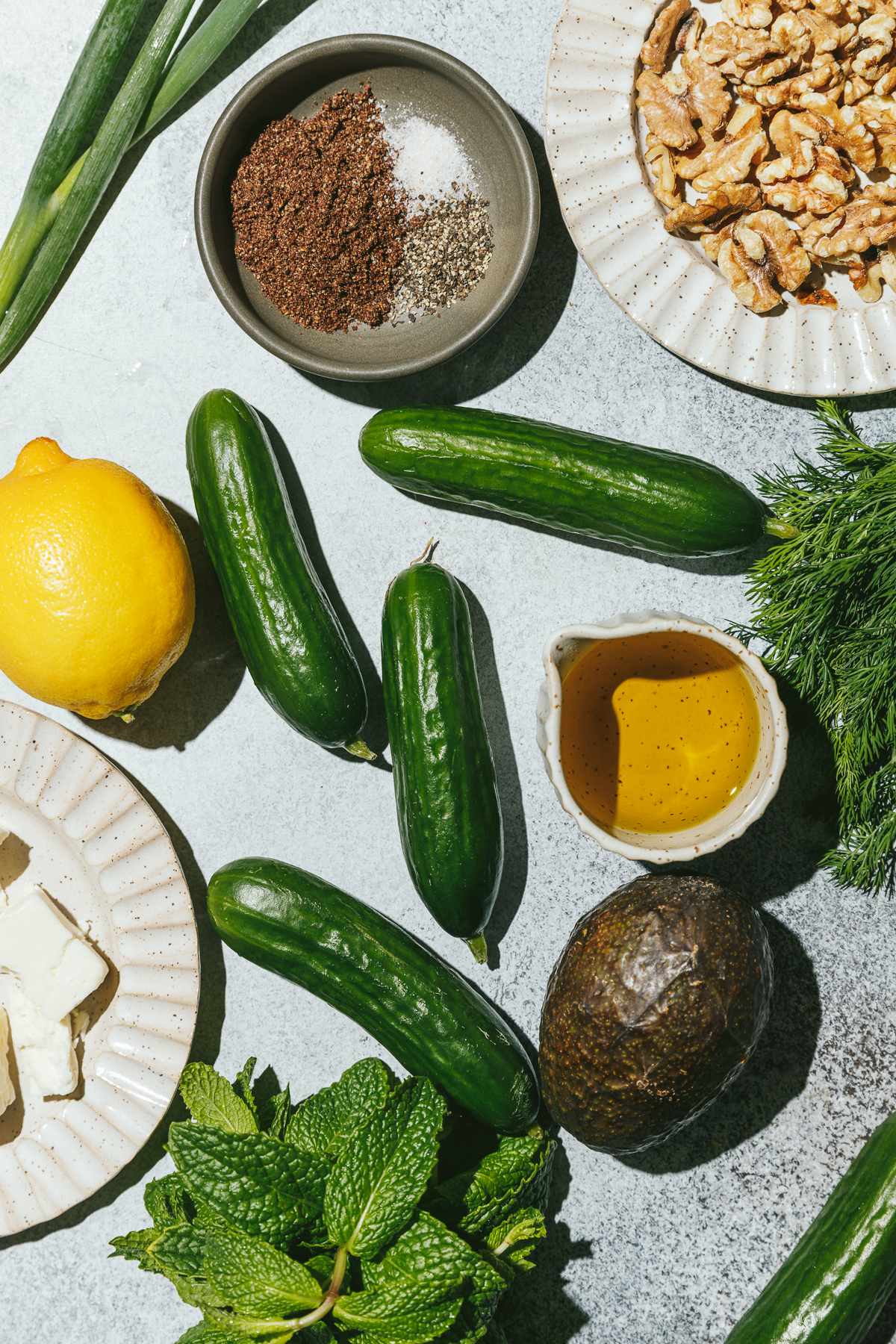 persian cucumber salad ingredients